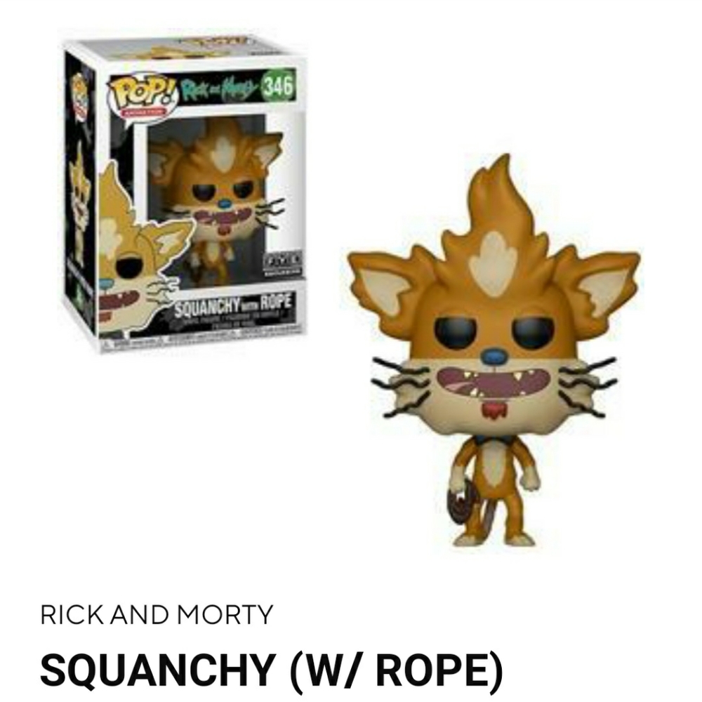 Rick and Morty Funko Pop (Squanchy)